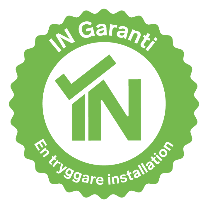 Medlem i Installatörsföretagen med IN-garanti