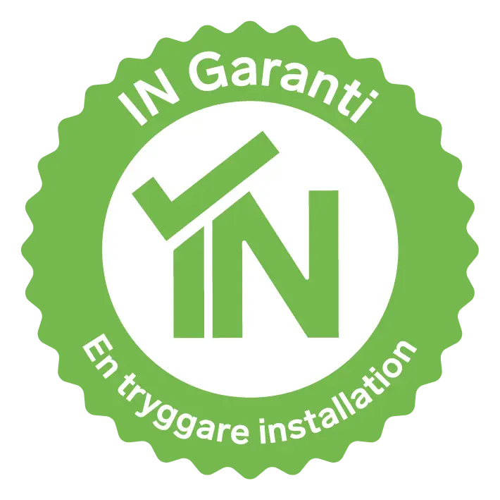 Medlem i Installatörsföretagen med IN-garanti